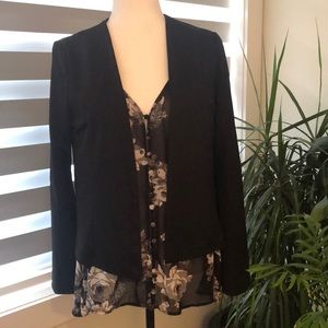 Streetwear Society Black Long Sleeve Ladies Blazer Size M